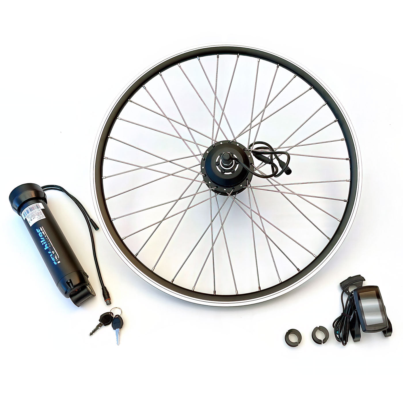 fitting electric motor to bicycle Rocket Kit: 250w Rear Hub 'easy-fit' Conversion Kit – Rev Bikes