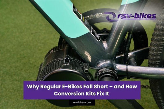 Why Regular E-Bikes Fall Short – and How Conversion Kits Fix It