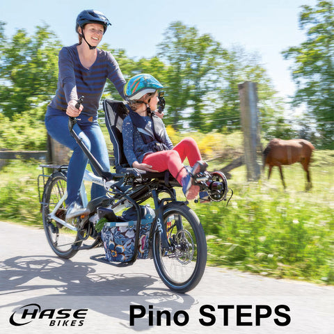 Hase Pino Tandem Bike, recumbent & upright