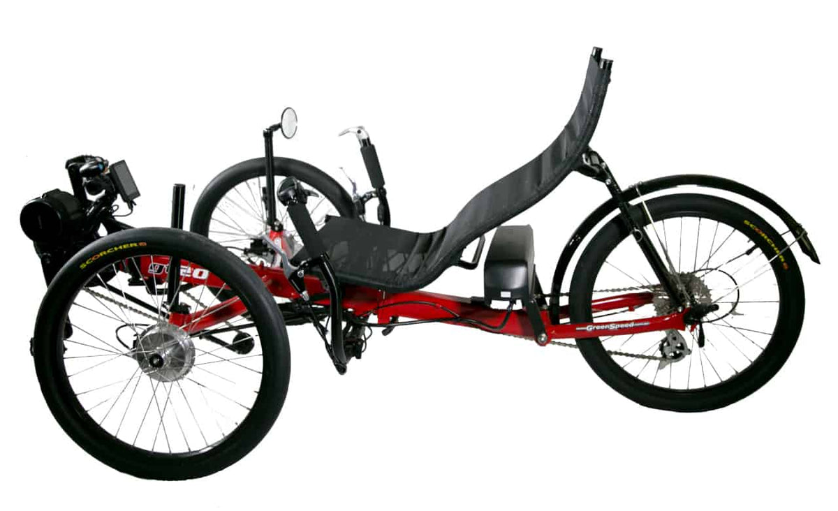 Electric GreenSpeed GT20 Recumbent Trike