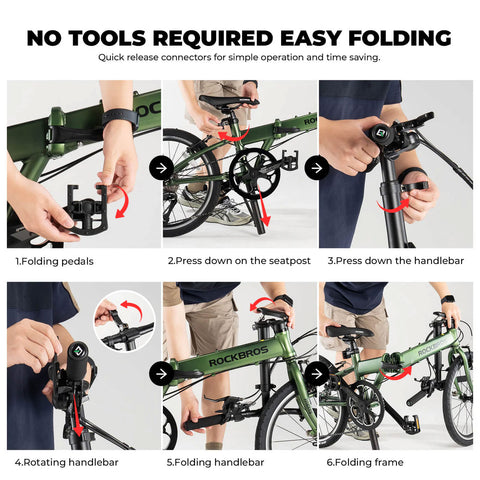 Lightweight folding e-bike